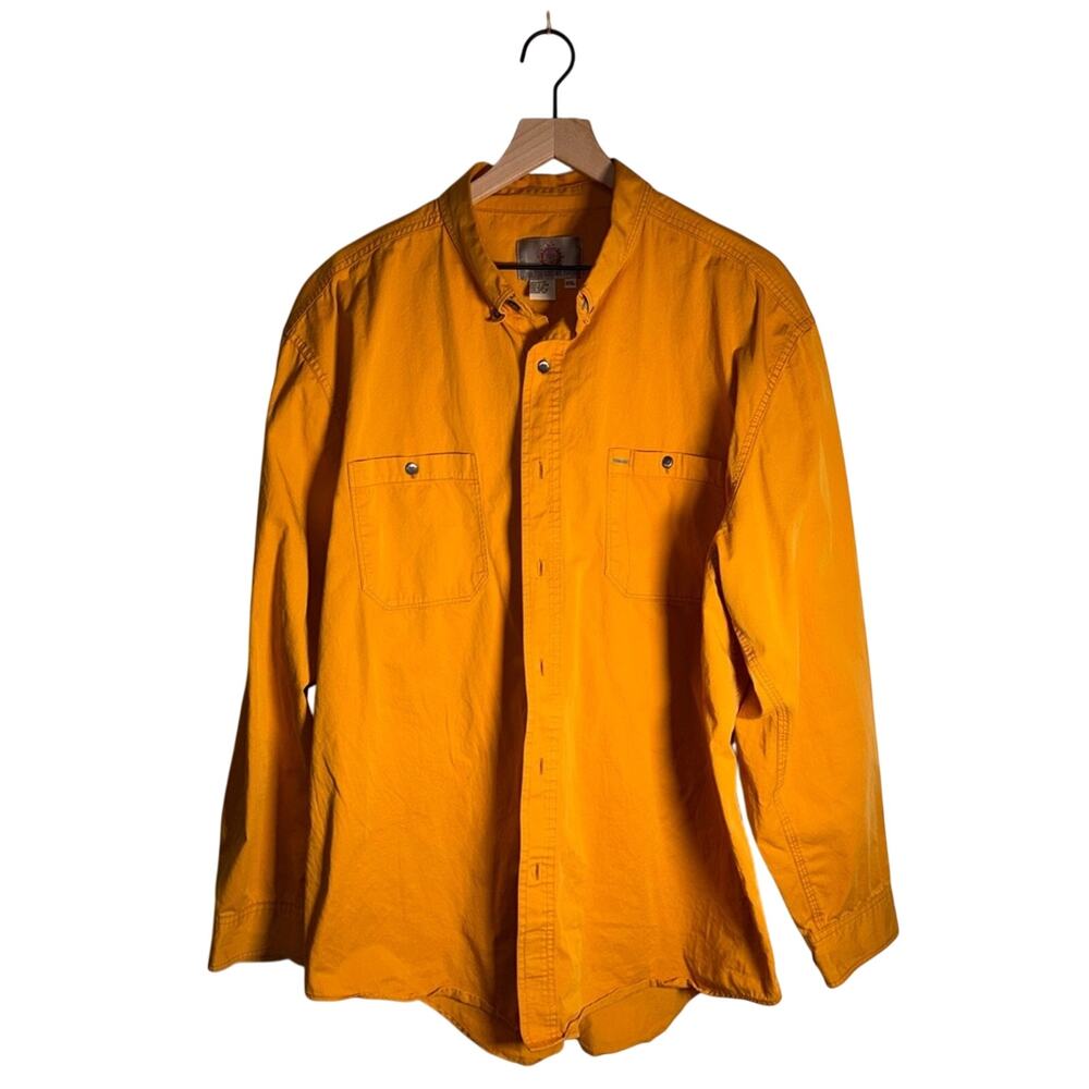 THE TERRITORY AHEAD cabincore cotton hiking menโs oversized classic buttonup XXL
